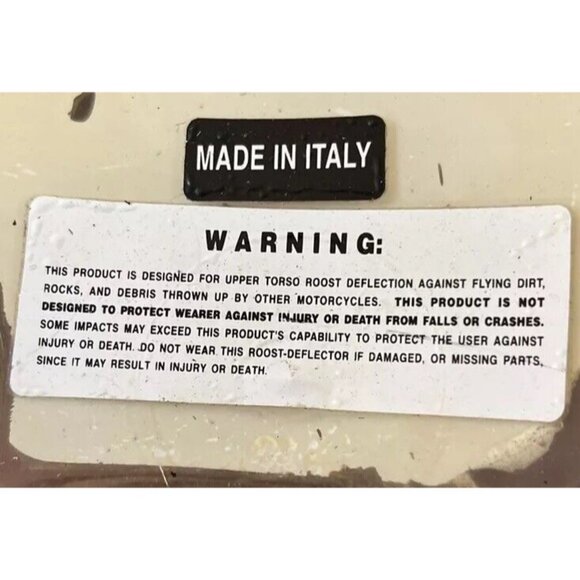 Fox Racing Chest Guard Roost Deflector Protector Youth MX ATV Motocross - Picture 8 of 8